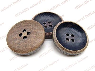 wood button-w22