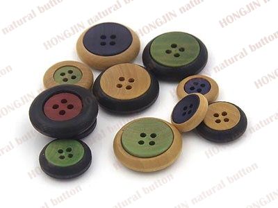 wood button-w35